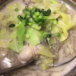 彩華 - 牡蠣と春雨クリーム煮