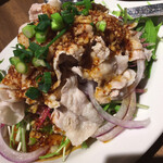 彩華 - 豚しゃぶガーリック