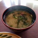 カフェ・ド・タロー - わかめと豆腐の、美味しい味噌汁