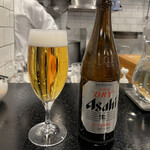 創作麺工房 鳴龍 - 「瓶ビール」500円