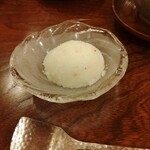 秋田 てんぷら みかわ - 林檎シャーベット