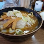 かまだや - カレーラーメン800円で小ライス付きです