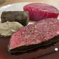 セミーナ - 白糠の蝦夷鹿のロースト 紅芯大根 牛蒡