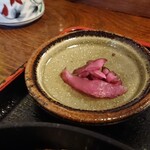 蕎麦屋たいせつ - しば漬け