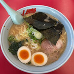 山岡家 - 醤油ラーメンAセット大盛り　980円