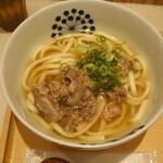 だし茶漬け+肉うどん えん - 肉うどん