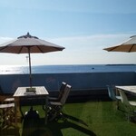 松輪 - テラス席も