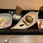 鉄板焼 円居 - 前菜４種