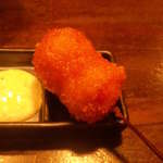 串揚げひょうたん - プチトマトのジャポネソース