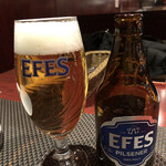 トルコ料理トプカプ - EFES エフェスビール