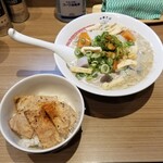 Rock’anDo - ほっけ粕汁そば＋粕漬け豚丼
