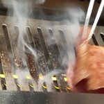 にくずき - 店員さんが、手早く焼いて下さりました！