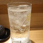 益子 - 芋焼酎炭酸割り  最近はこれが定番