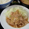 伊勢屋食堂 - 料理写真:定番メニュー　豚バラ生姜焼き定食　800円