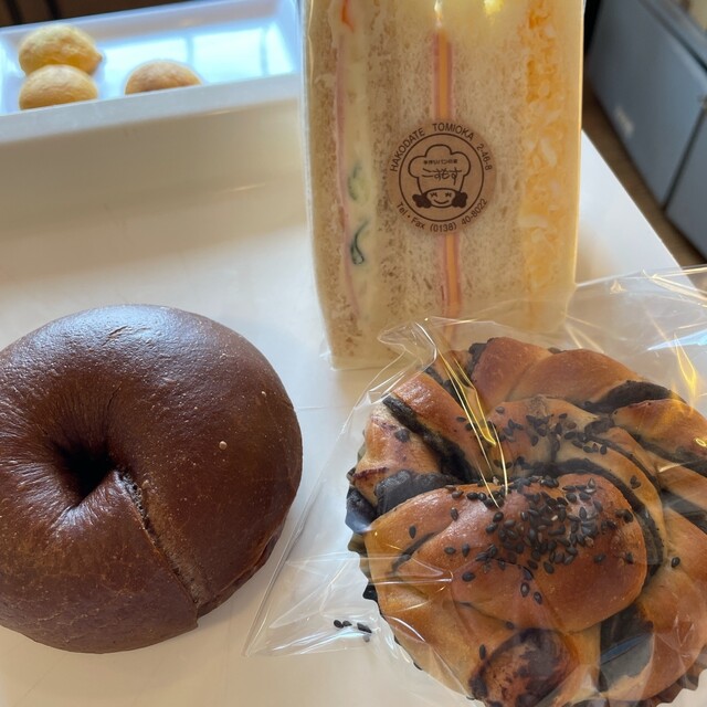 サンドイッチとベーグル