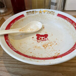 オカモト☆タンメン 横浜青木橋店 - 飲み干す一杯