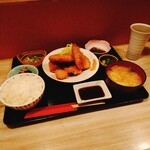 Wagokoro Kagiri - 鰺と鶏のフライ定食
