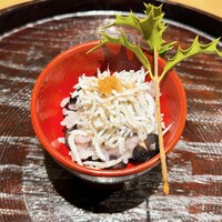 日本料理 研野 - 黒豆ご飯と釜揚げしらす