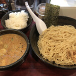 なりたけ TOKYO 錦糸町店 - 味噌つけ麺　半ライス