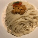 鴨出汁中華蕎麦 麺屋yoshiki - カニ、ウニ、イクラ入塩つけ蕎麦