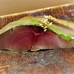 寿司割烹 魚紋 - シメ鯖