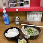 十八番 - かす汁定食@420円