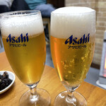 Hambaguresutorammatsumoto - ランチサービスビール350円