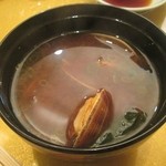 鮨 のぐち - 赤だしは、あさりで