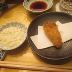 鮨 のぐち - カキフライです！