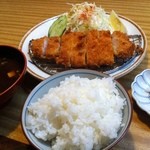 かわじ - ロースカツ定食