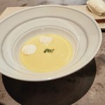 French Restaurant ensia - 8種野菜のクリーミーポタージュ