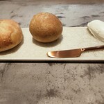 French Restaurant ensia - 右上のホイップバター、やっぱり美味しい…