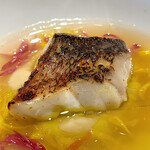 レフェルヴェソンス - 甘鯛はもちろん、とろみのあるスープが美味しくて感動しました