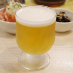 トンテキ食堂8 - 生ビール(グラス300円)