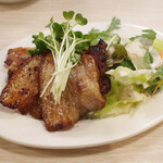 トンテキ食堂8 - 豚バラ肉のみそ漬焼き(550円)