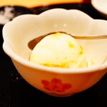 天麩羅 なか江 - 自家製アイスクリーム