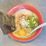 尾道ラーメン しょうや - 背脂ぶらっく 生卵