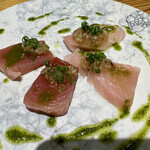 kitchen俊貴 - メジマグロカルパッチョ