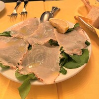 ラ・ビスボッチャ - カジキマグロのカルパッチョ