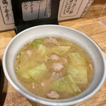 とんかつ 美濃屋 - 豚汁