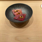 鮨 山口 - メジマグロ