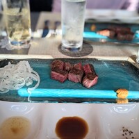 鉄板焼 たまゆら - 黒毛和牛ランプステーキ