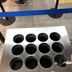 梅田 ミックスジュース - この、専用のカップゴミ箱も素敵