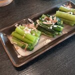 信州蕎麦の草笛 - 野沢菜漬け