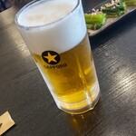 信州蕎麦の草笛 - 生ビール