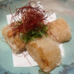 えびすよしよし - 大根竜田揚げ。斬新！