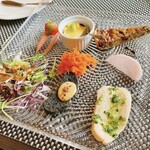 ヴァン・キャトル - オードブルの盛り合わせ