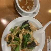 横浜中華街 北京飯店 - 鳥肉あんかけごはん