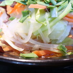 麺酒房 龍安 - もやし＆玉ねぎ