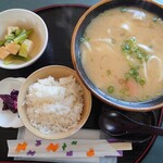 Kissa Pushike - だんご汁定食850円